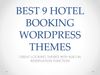 Best Wordpress Hotel Template