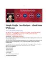 Simple Weight Loss Recipes – eBook from 9PLR.com