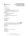 Partenaires du concours Créons Ensemble