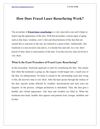 How Does Fraxel Laser Resurfacing Work?