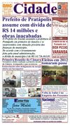 Jornal Cidade de Pratápolis - Edição nº 26 de 11/01/2013