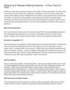 Starting Up A Detergent Making Enterprise -- A Few Tricks For Profit S