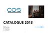Catalogue du COS 2013