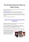 The All New Monster Mass By Mike Chang
