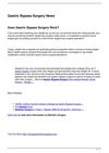 Gastric Bypass Surgery News