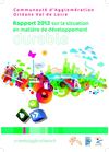 Rapport Développement durable 2012