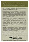 What are the roles of Optometrists Ophthalmologists and Opticians