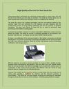 High Quality of Service for Your Email Fax
