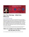 Save Your Marriage – eBook from 9PLR.com