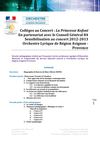 Dossier pédagogique : La Princesse Kofoni - Par F. Carret (2012-2013)
