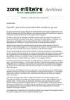  ZONE MILITAIRE Numéro 3 - Archives du 15 au 21 mars 2010