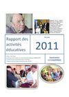RAPPORT D'ACTIVITES 2011