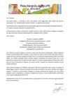 Lettera di ringraziamento