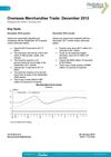 New Statistics New Zealand Overseas Merchandise Trade figures for December 2012
