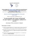 La personnalité du Cyrano de Rostand vue par l'Analyse des Logiques Subjectives (A.L.S.)