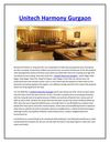 Unitech Harmony Gurgaon