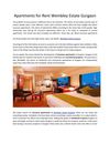 Apartments for Rent Wembley Estate Gurgaon
