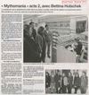 La résidence de Bettina Hutschek à Quimper - Ouest France 28 janvier 2013