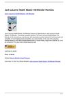 Jack LaLanne Health Master 100 Blender Reviews