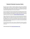 Payment Protection Insurance Claims