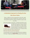 A Methodical Approach for Finding the Best Men Shoes Online