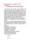 RESULTADO 1RA FECHA CAMPEONATO DE CICLISMO DE MONTAÑA A PURO PEDAL 2013