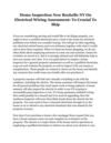 Be Sure To Have A House Electrical Wiring Evaluation
