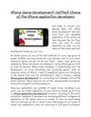 iPhone Game Development- Hottest Choice of the iPhone application developers