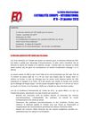 La lettre électronique @ctualités Europe – International n°6 – 31 janvier 2013