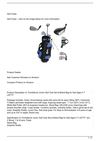 Confidence Junior Golf Club Set w/Stand Bag for kids Ages 4-7 LEFTY