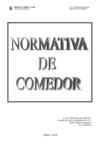 Normativa básica del Servicio Complementario de Comedor