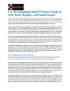 Pet Population and Pet Owner Trends in the U.S.: Fish, Birds, Reptiles, and Small Animals