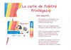 ANNONAY - Présentation des Cartes Fidélité aux Commerçants