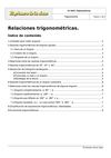 4º ESO. Matemáticas: Trigonometría