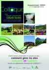 Colloque Unesco 2013 - sites naturels habités