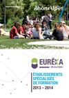 Appel à projets Eurêka - Etablissements spécialisés de formation / 2013-2014
