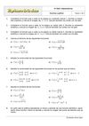 4 ESO. Ejercicios de Matemáticas: Funciones y gráficas I