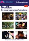 Modèles de programmes d'animations du camping le Pré Lombard
