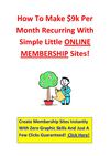 How to make 9k per month with Simple Membership Sites