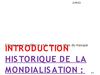 Introduction à la mondialisation