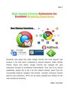 Best Google Chrome Extensions for Excellent Browsing Experience