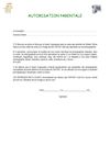 Autorisation parentale photo APN COGNAC