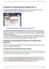 Facebook Fan Page Goldmine Highest Pay 75