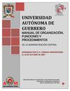 Manual de Organizacion y Funciones Administracion Central UAGro (1)