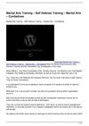Martial Arts Training Self Defense Training Martial Arts Combatives