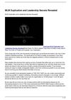 MLM Duplication and Leadership Secrets Revealed