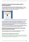 One By One Homeschool Group Leaders Guide To Motivating Members