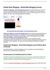 Simple Start Blogging Brand New Blogging Course