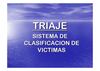 TRIAGE SISTEMA DE CLASIFICACION DE VICTIMAS