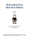 20 Excellent Free Rich-Text Editors